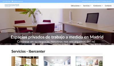 Página Web + SEO/ Ibercenter - Creación de Sitios Web