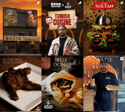 Social media marketing For Kozo(Turkish restaurant) - Marketing