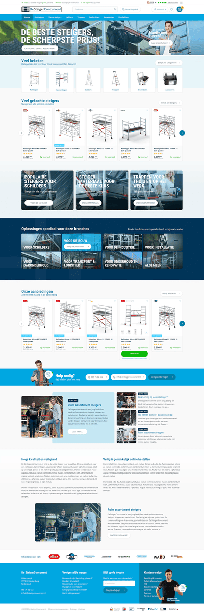 DeSteigerConcurrent Shopware Webshop - E-commerce