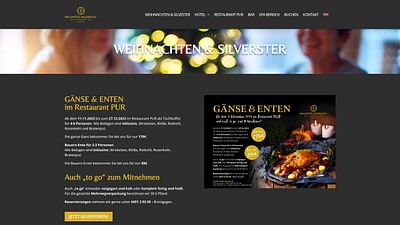 Webdesign & Website Waldhotel Riesebusch - Webseitengestaltung