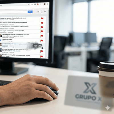 Eliminación de contenido negativo sobre un socio de Grupo X - Estrategia digital