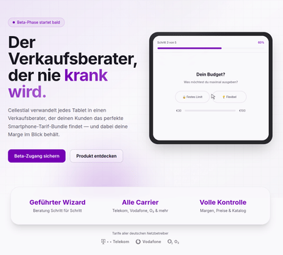 Cellestial - Software Entwicklung