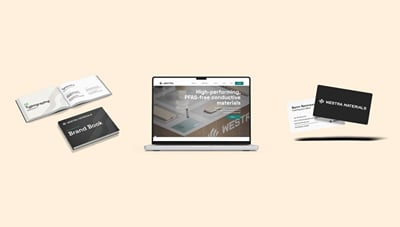 Westra Materials – From research spin-off to global scale-up brand - Graphic Identity