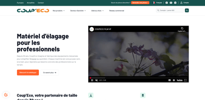 Refonte  de site B2B - Coup Eco - Diseño Gráfico