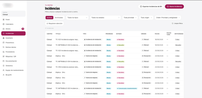 GymDesk | Gestión de Incidencias y Mantenimiento en Centros Deportivos - Développement de Logiciel