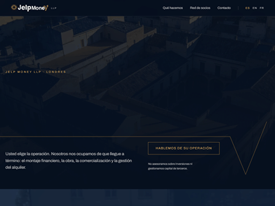 JELP MONEY: web trilingüe y kit de marca de una firma inmobiliaria - Creación de Sitios Web