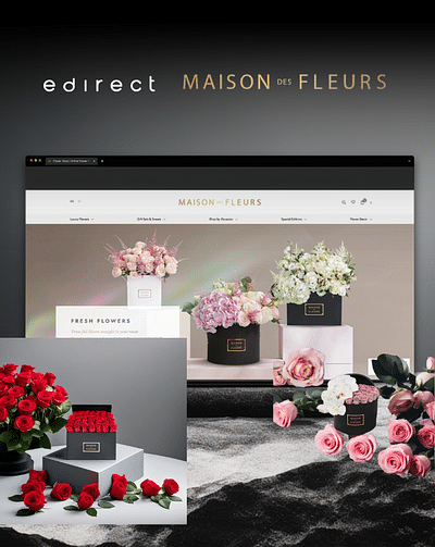 Maison des Fleurs - Website Creation