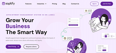 Saptify - Web Design & SEO Project - Software Development