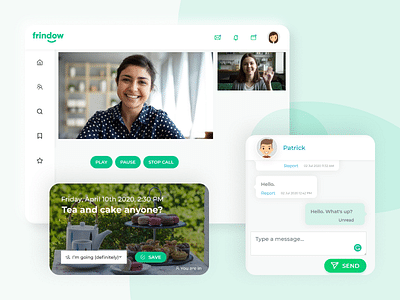 Frindow  - Social Networking  Web App - Web Application