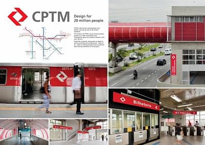 CPTM DESIGN FOR 20 MILLION PEOPLE - Publicidad