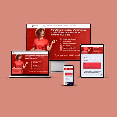 Website Inter-Rh - Website Creation