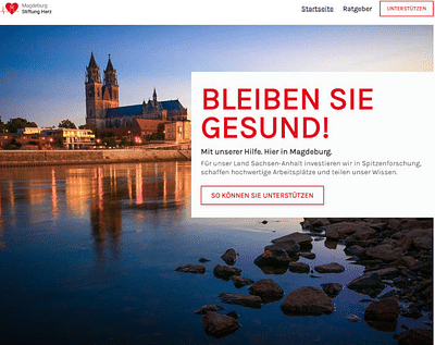 Website Design für Gemeinnützige Einrichtung - Webseitengestaltung
