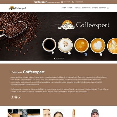 COFFEE VENDING DISTRIBUTOR WEBSITE - Ergonomy (UX/UI)