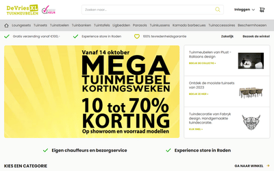Tuinmeubelen webshop - Online Advertising