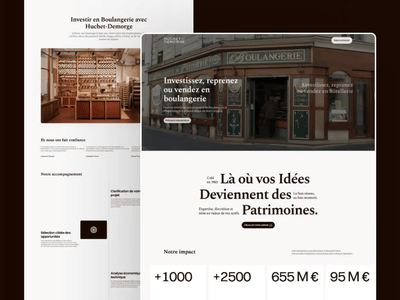 Refonte site web & Branding : Huchet Demorge - Création de site internet