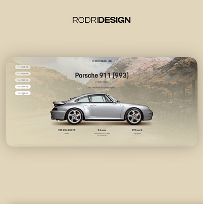 Diseño Web | Porsche Through History - Creación de Sitios Web