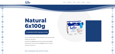 Nestlé Kéfir - Web Design - Website Creation