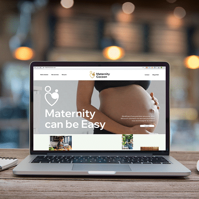 Maternity Cocoon : Identité visuelle & site web - Website Creatie