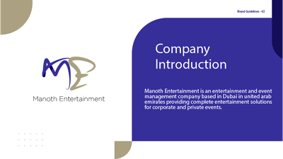 Manoth Entertainment Branding & Marketing - Diseño Gráfico