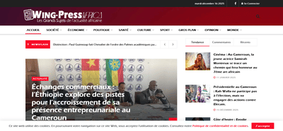 Création du site internet de Wing Press AFrica - SEO