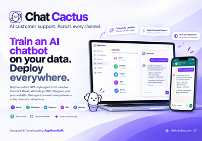 ChatCactus | AI Customer Support Platform - Artificial Intelligence