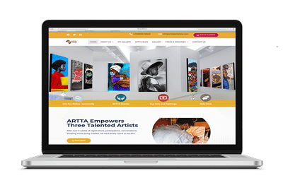 Arts Talent Africa - Website Creatie