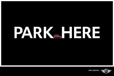 PARK HERE - Werbung