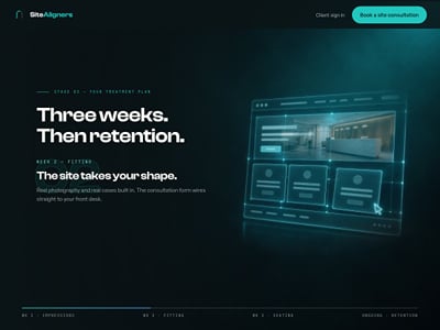 SiteAligners studio website (our own site) - Création de site internet