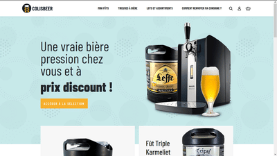 Colis Beer - Ecommerce de vente de bieres - E-commerce
