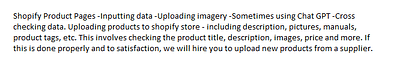 Shopify E-commerce Product Assistant - E-commerce