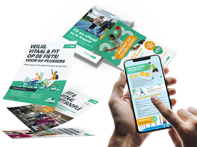 Grafisch ontwerp en beursmaterialen voor Sportbedrijf Arnhem - Outdoor Reclame