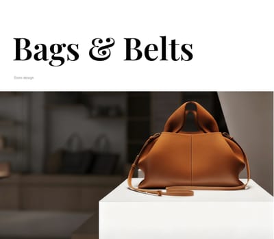 Bags & Belts - 3D