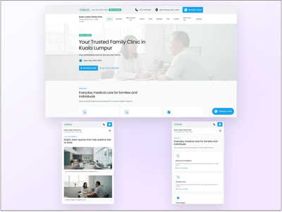 Custom AI-Native Healthcare Web Development for Medical Clinic - SEO