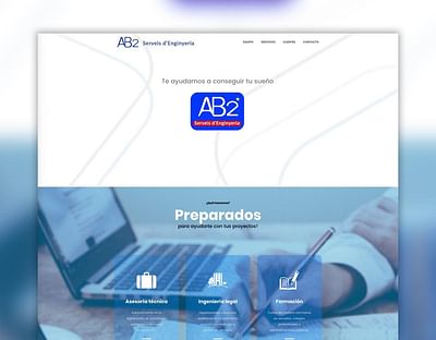AB2.org - Diseño web corporativa, rediseño de logo - Website Creation
