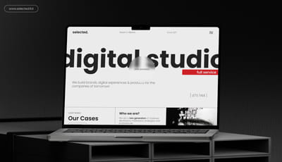 Digital Agency Website｜Website Design｜Selected - Branding & Positionering