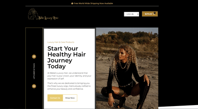 Bebe’s Luxury Hair - E-commerce