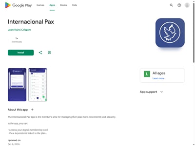 Internacional Pax: member app for a funeral plan provider - Mobile App