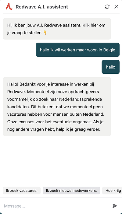 AI Chatbot - Web Applicatie