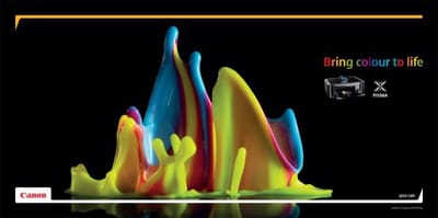 Colour sculptures, 5 - Publicité