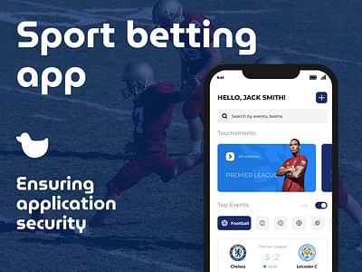 Sports betting app - Application mobile