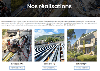 ACTING For Engineering : Création Site E-Catalogue - Video Production