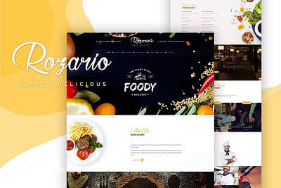 Website Design For Rozario - Webseitengestaltung