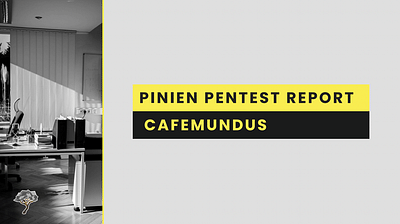 Cybersicherheit und Pentest für "Café Mundus" - Cybersecurity