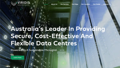 NextClick Digital X Viridis Green Data Centres - Website Creation