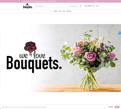 Ecommerce we Love Bouquets - E-commerce
