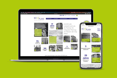 Webdesign und Umsetzung für ein Ingenieur-Büro - Stratégie digitale