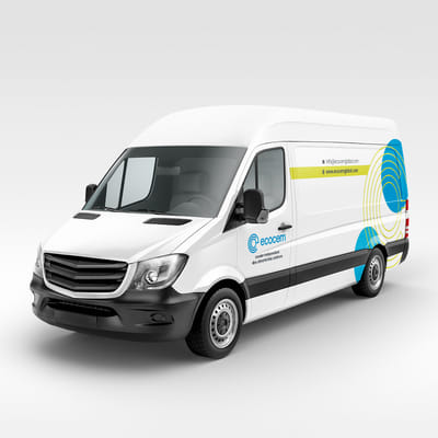 Marquage véhicule - Ecocem - Image de marque & branding