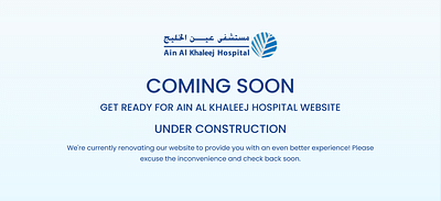 Ain Al Khaleej Website Revamp - Ontwerp