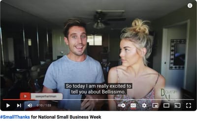 National Small Business Week Social Campaign -- Google & YouTube Ads - Estrategia de contenidos