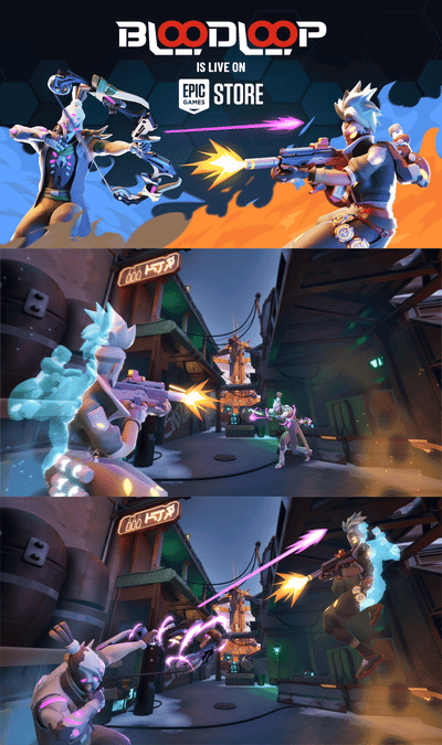 Cover Art & Character design - BloodLoop - Graphic Design